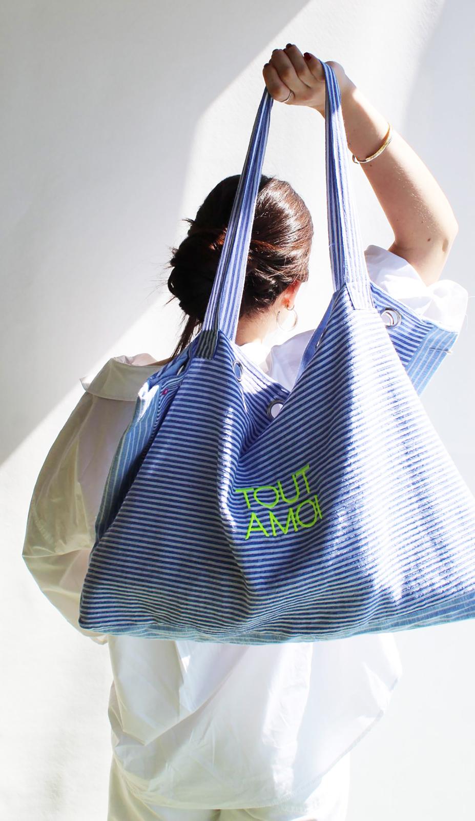 Striped Totes