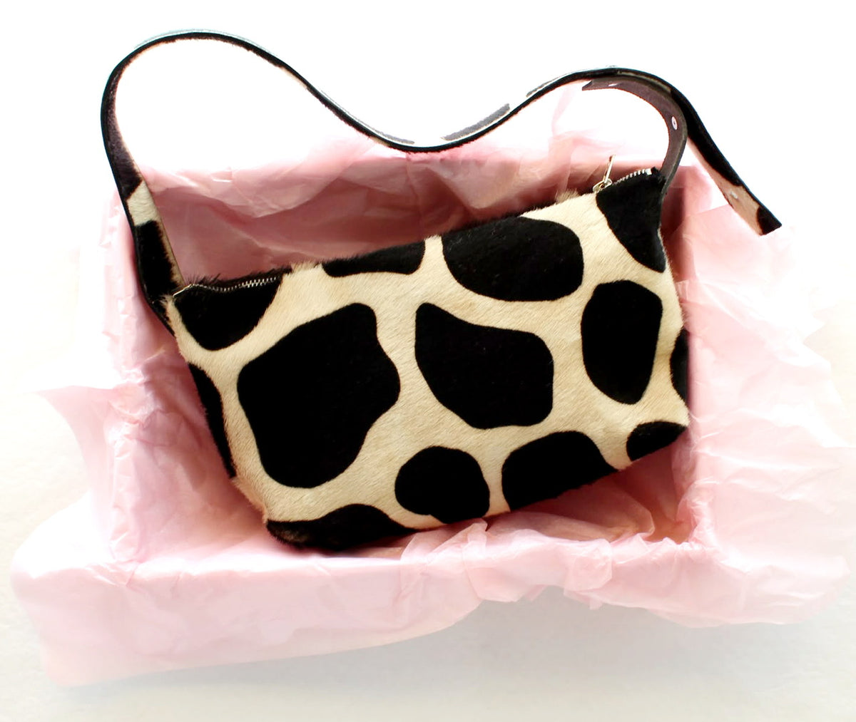 The Slouch Bag - Giraffe B&W
