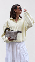 The Slouch Bag - Zebra
