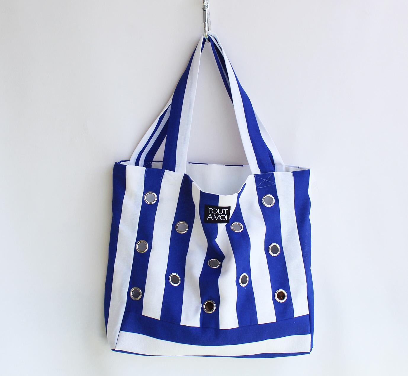 Riviera Bag — Blue Stripe